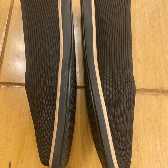 Vivaia Women’s Mabel Black Flat Slip On Square Toe New Size 41.5 - Picture 4 of 10